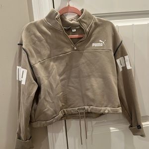 puma cropped sweatshirt